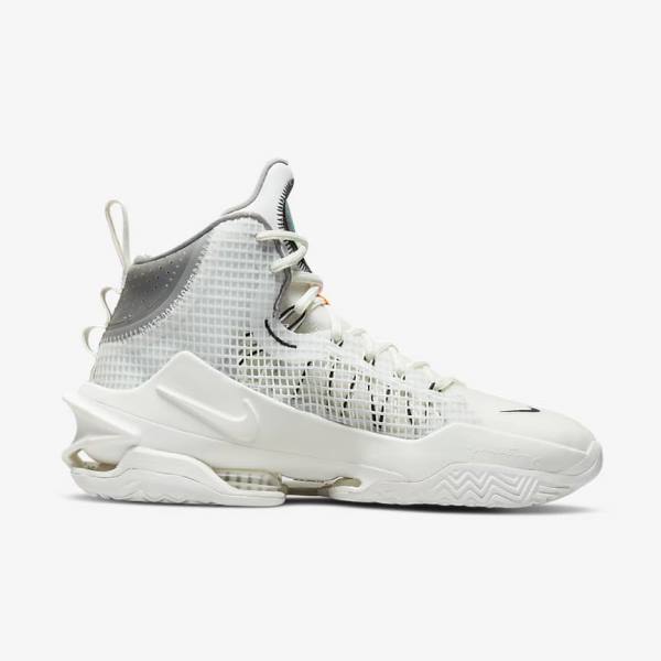 Nike Air Zoom G.T. Jump Muške Tenisice za košarku Bijele Crne Bijele | NK608GMZ