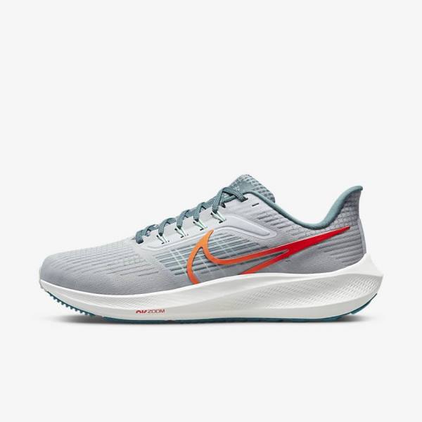 Nike Air Zoom Pegasus 39 Road Muške Tenisice Za Trčanje Platine Narančaste | NK928FYG