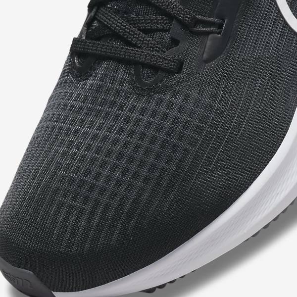 Nike Air Zoom Pegasus 39 Road Ženske Tenisice Za Trčanje Crne Tamno Sive Bijele | NK148UJO