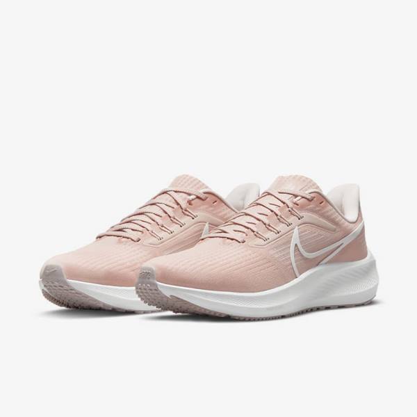 Nike Air Zoom Pegasus 39 Road Ženske Tenisice Za Trčanje Roze Svijetlo Roze Bijele | NK708QXG