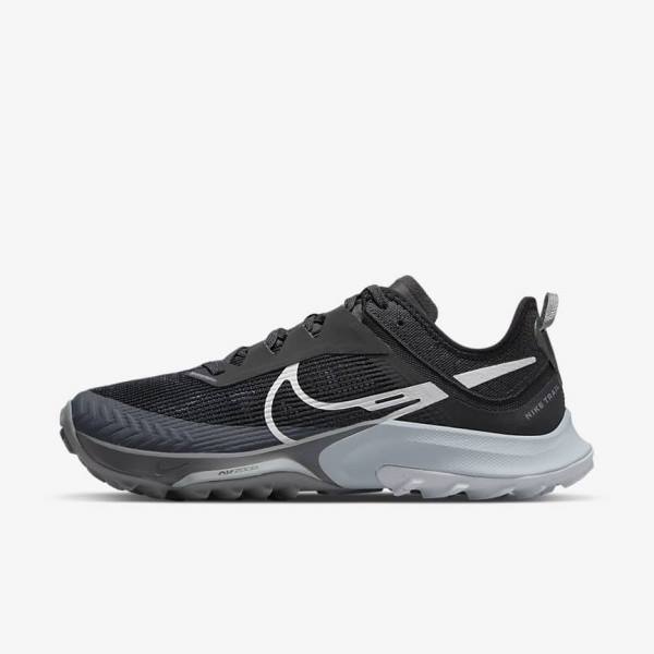 Nike Air Zoom Terra Kiger 8 Trail Ženske Tenisice Za Trčanje Crne Tamno Sive Platine | NK590ZBI