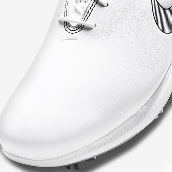 Nike Air Zoom Victory Tour 2 Muške Cipele za golf Bijele Metalne Platine Crne | NK427GLZ