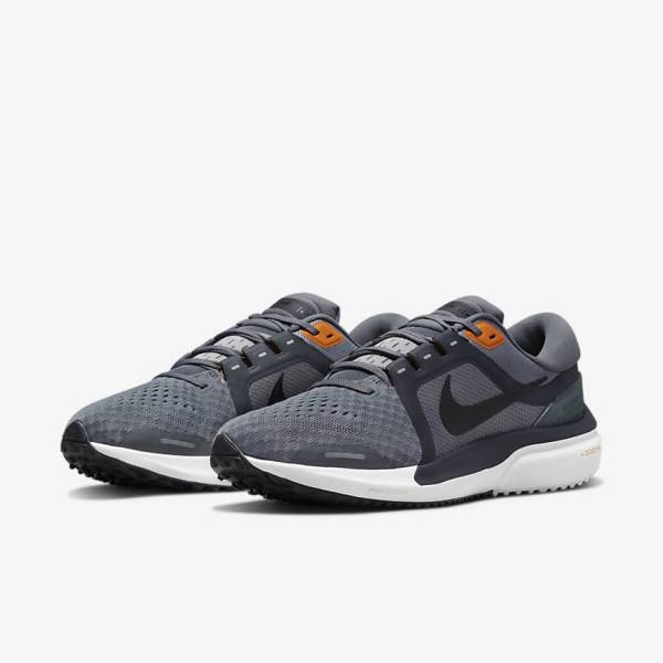 Nike Air Zoom Vomero 16 Road Muške Tenisice Za Trčanje Sive Tamno Sive Crne | NK503NVZ