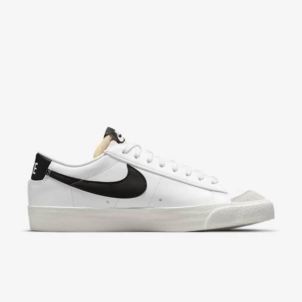 Nike Blazer Low 77 Ženske Tenisice Bijele Crne | NK461JUZ