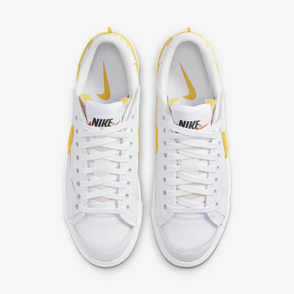 Nike Blazer Low Jumbo Muške Tenisice Bijele Crne Narančaste | NK512RND