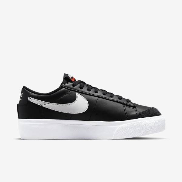 Nike Blazer Low Platform Ženske Tenisice Crne | NK231ZJH