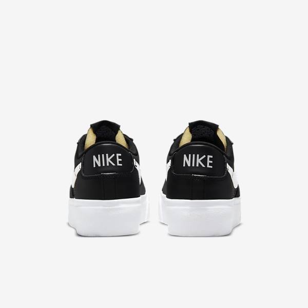 Nike Blazer Low Platform Ženske Tenisice Crne | NK231ZJH