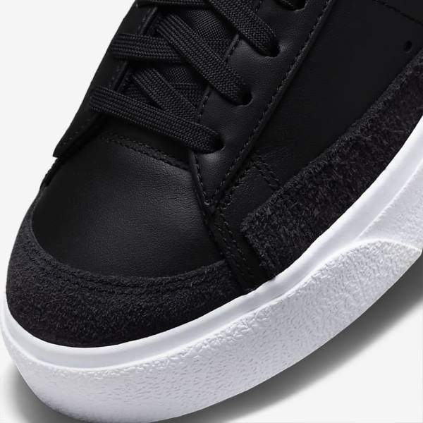 Nike Blazer Low Platform Ženske Tenisice Crne | NK231ZJH