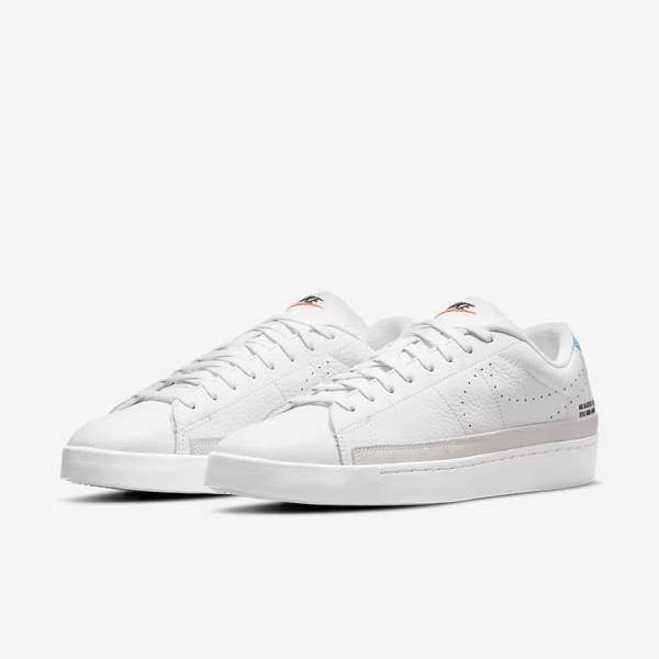 Nike Blazer Low X Muške Tenisice Bijele Svijetlo Plave Bijele | NK687MDK