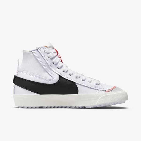 Nike Blazer Mid 77 Jumbo Ženske Tenisice Bijele Crne | NK132UEL