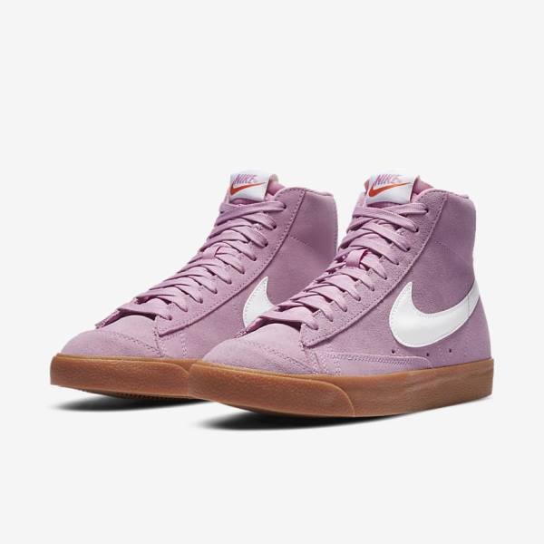 Nike Blazer Mid 77 Ženske Tenisice Roze Smeđe Narančaste Bijele | NK839SPB