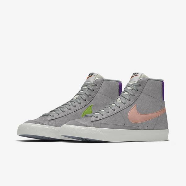 Nike Blazer Mid By You Custom Muške Tenisice Visebojne | NK381NWX