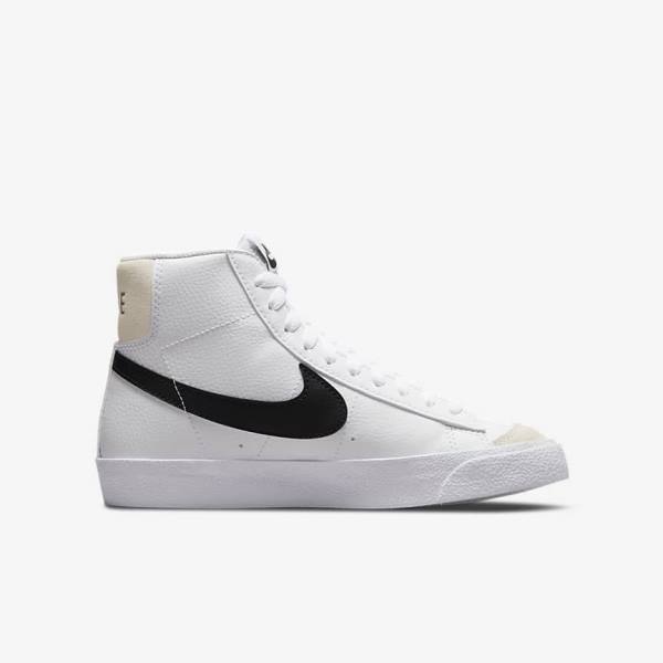 Nike Blazer Older Dječje Tenisice Bijele Crne | NK857OAZ