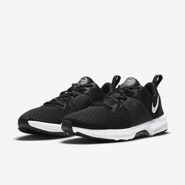 Nike City Trainer 3 Ženske Tenisice Za Trening Crne Tamno Sive Bijele | NK052VEY