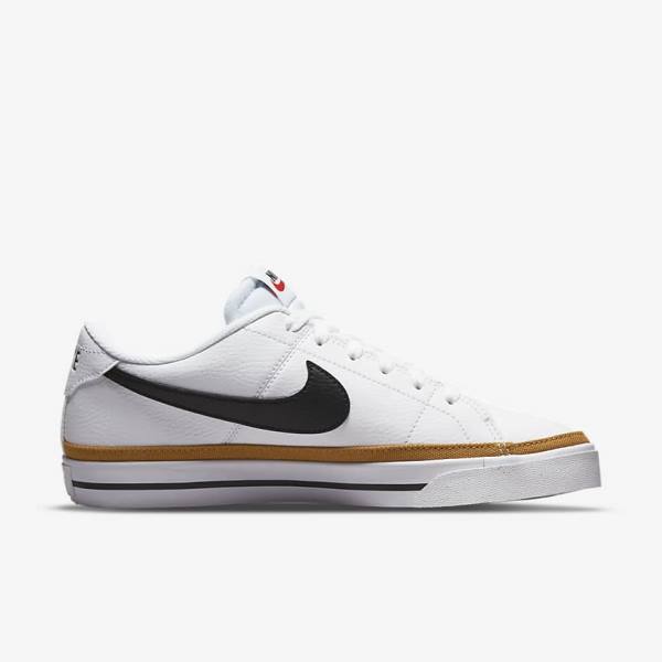 Nike Court Legacy Next Nature Ženske Tenisice Bijele Narančaste Crne | NK851FRE