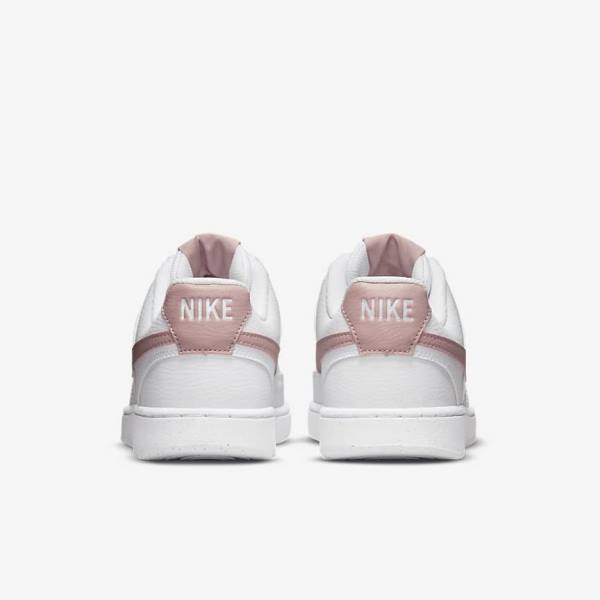 Nike Court Vision Low Next Nature Ženske Tenisice Bijele Roze | NK839MVO