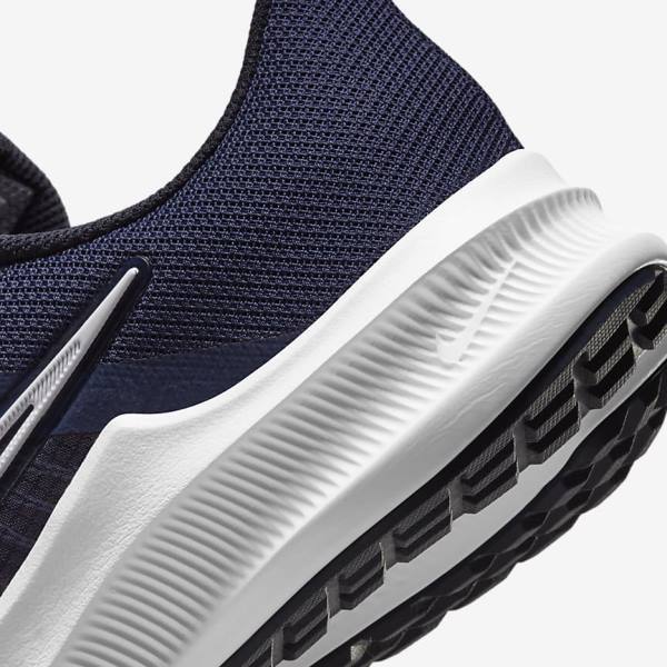 Nike Downshifter 11 Road Muške Tenisice Za Trčanje Tamnoplave Tamno Obsidijanske Bijele | NK024TYQ