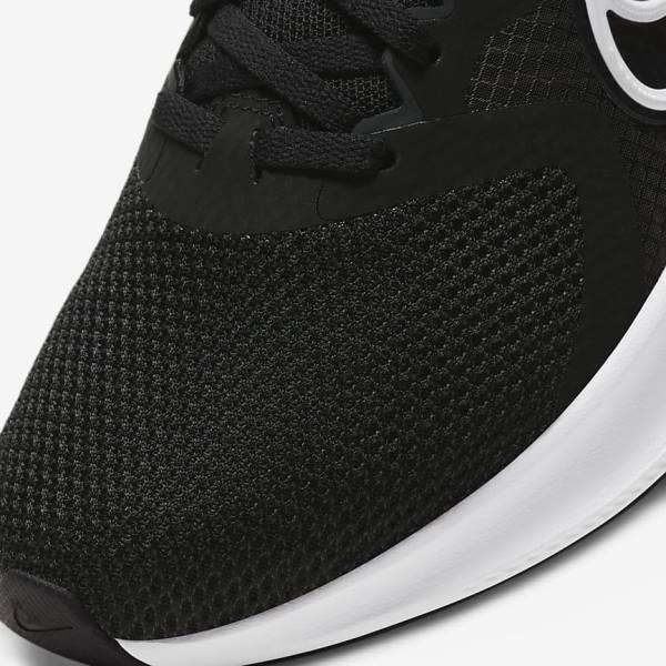 Nike Downshifter 11 Road Ženske Tenisice Za Trčanje Crne Tamno Sive Bijele | NK632BMQ