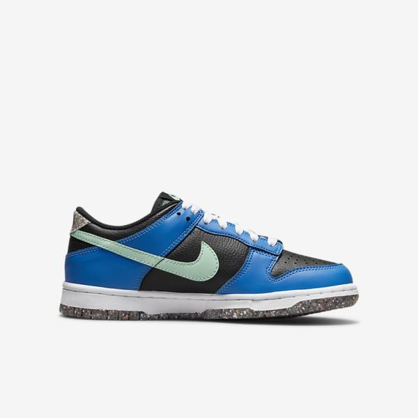 Nike Dunk Low SE Older Dječje Tenisice Crne Svijetlo Plave Roze Menta | NK731EIR