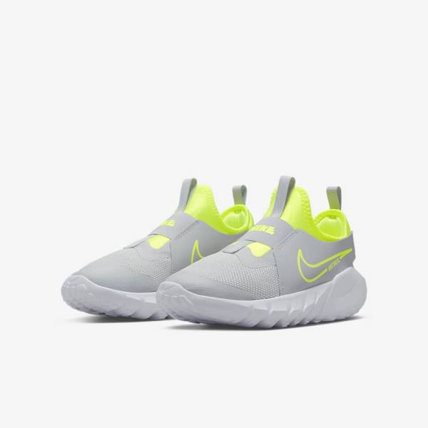 Nike Flex Runner 2 Older Road Dječje Tenisice Za Trčanje Sive Plave | NK362URZ