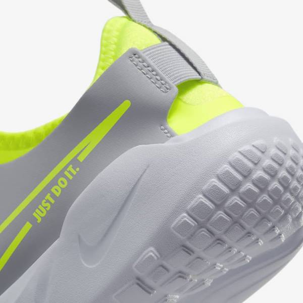 Nike Flex Runner 2 Older Road Dječje Tenisice Za Trčanje Sive Plave | NK362URZ