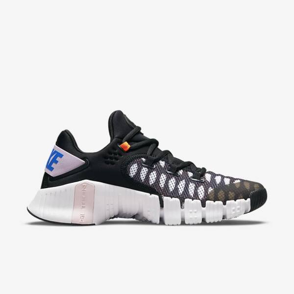 Nike Free Metcon 4 Muške Tenisice Za Trening Crne Bijele Plave Žute | NK730RQV