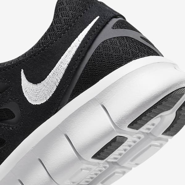 Nike Free Run 2 Muške Tenisice Crne Tamno Sive Bijele | NK154EDU