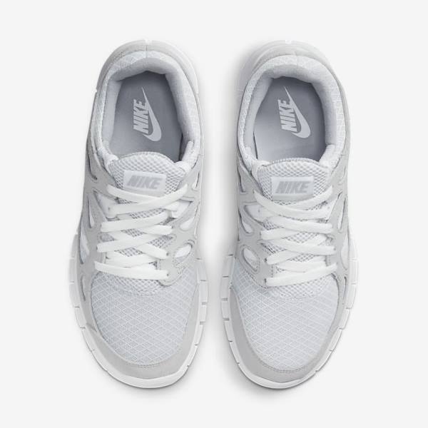 Nike Free Run 2 Muške Tenisice Sive Bijele Platine | NK317BXM