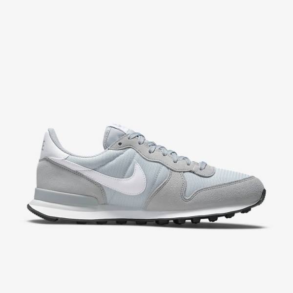 Nike Internationalist Ženske Tenisice Sive Platine Crne Bijele | NK273HUJ