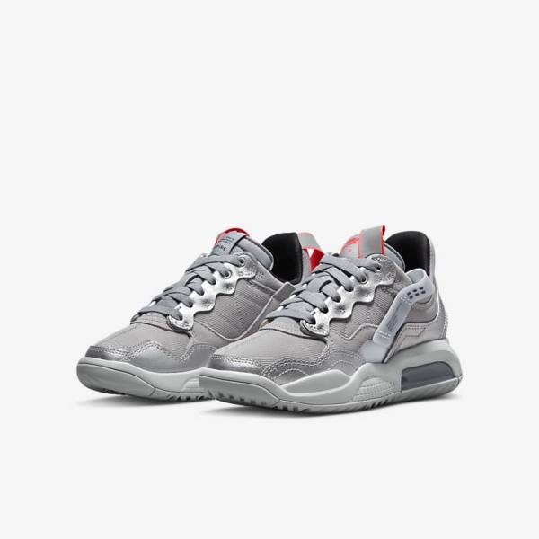 Nike Jordan MA2 Older Dječje Jordan Tenisice Sive Metalne Srebrne Platine Crne | NK781CZY