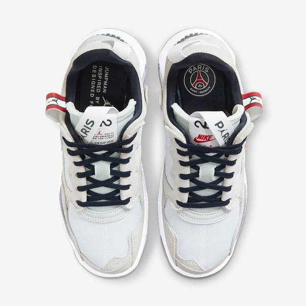 Nike Jordan MA2 Paris Saint-Germain Ženske Jordan Tenisice Bijele Crvene Crne Tamnoplave | NK394CEM