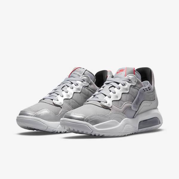 Nike Jordan MA2 Ženske Tenisice Sive Metalne Srebrne Platine Crne | NK713NPZ