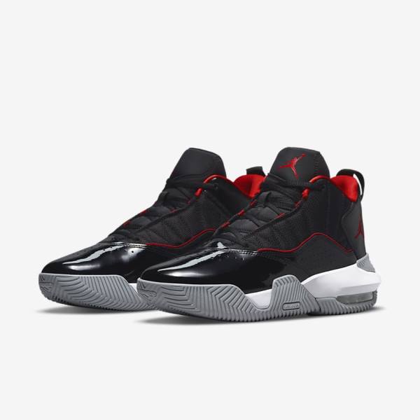 Nike Jordan Stay Loyal Muške Jordan Tenisice Crne Bijele Sive Crvene | NK596UMR