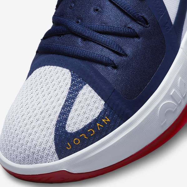 Nike Jordan Zoom Separate Muške Jordan Tenisice Tamnoplave Bijele Crvene Zlatne | NK657NFA