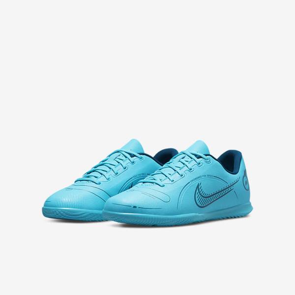 Nike Jr. Mercurial Vapor 14 Club IC Older Indoor Court Dječje Tenisice Za Nogomet Plave Narančaste | NK349LSH