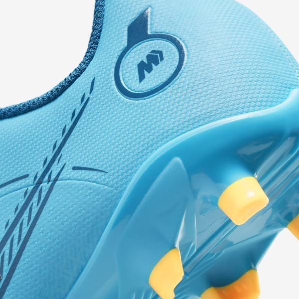 Nike Jr. Mercurial Vapor 14 Club MG Older Multi-Ground Dječje Tenisice Za Nogomet Plave Narančaste | NK431AMT