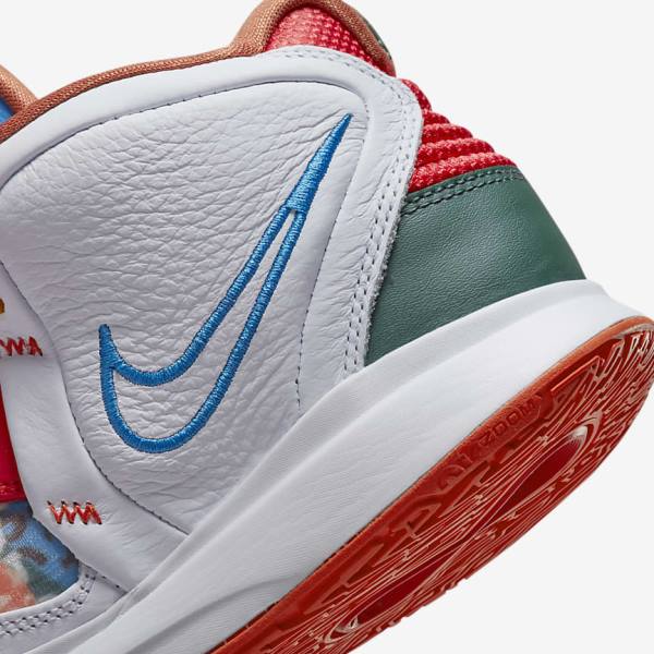 Nike Kyrie Infinity Muške Tenisice za košarku Bijele Crvene Zlatne Svijetlo Plave | NK256VZJ