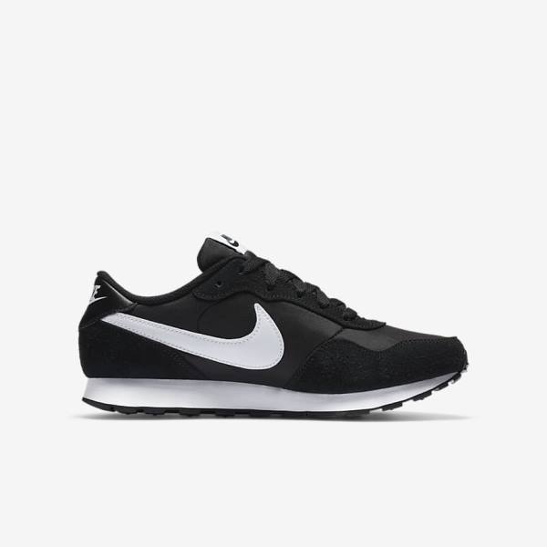 Nike MD Valiant Older Dječje Tenisice Crne Bijele | NK172SEI