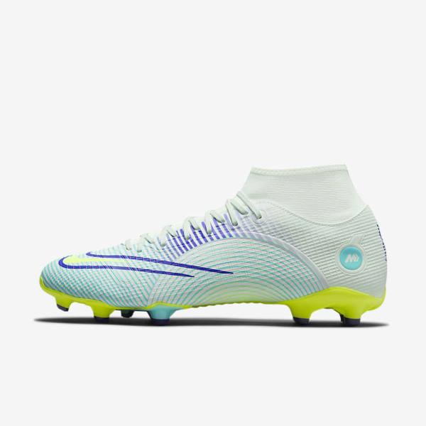 Nike Mercurial Dream Speed Superfly 8 Academy MG Multi-Grounds Muške Tenisice Za Nogomet Zelene Ljubičaste Zelene | NK507ZIK