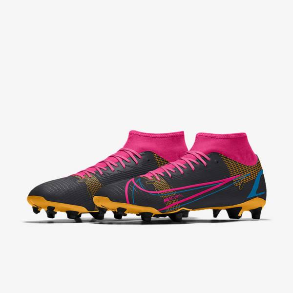 Nike Mercurial Superfly 8 Academy By You Custom Muške Tenisice Za Nogomet Visebojne | NK457HUV