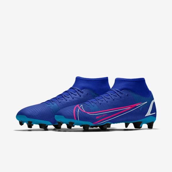 Nike Mercurial Superfly 8 Academy By You Custom Muške Tenisice Za Nogomet Visebojne | NK534GVT