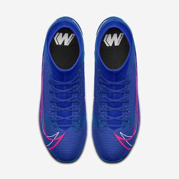 Nike Mercurial Superfly 8 Academy By You Custom Muške Tenisice Za Nogomet Visebojne | NK534GVT