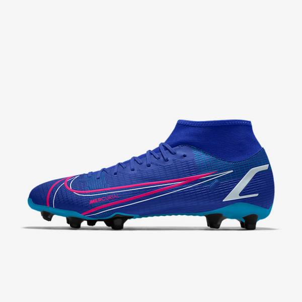 Nike Mercurial Superfly 8 Academy By You Custom Muške Tenisice Za Nogomet Visebojne | NK534GVT