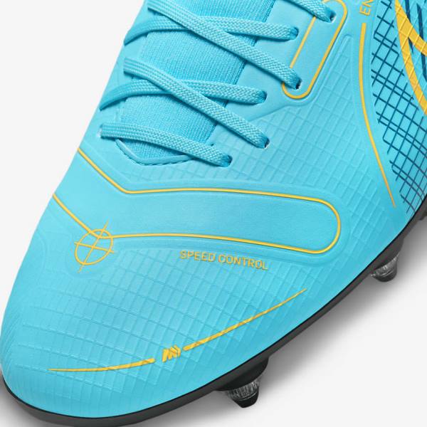 Nike Mercurial Superfly 8 Academy SG-PRO Anti-Clog Traction Soft-Grounds Ženske Tenisice Za Nogomet Plave Narančaste | NK056VGU