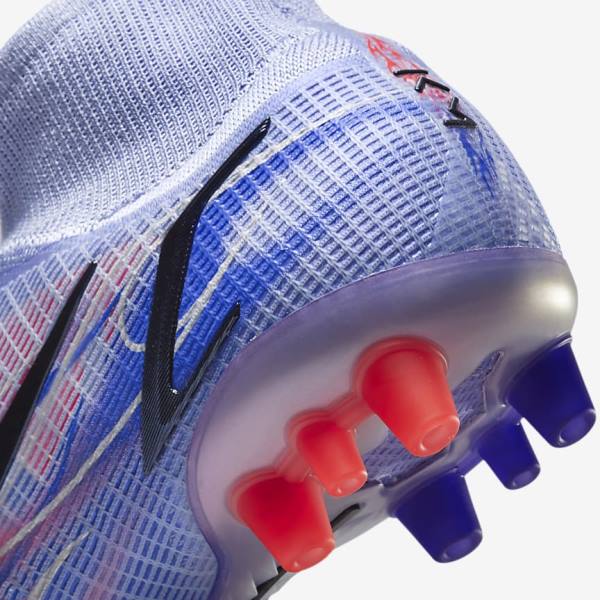 Nike Mercurial Superfly 8 Elite KM AG Artificial-Grass Ženske Tenisice Za Nogomet Indigo | NK360IDT