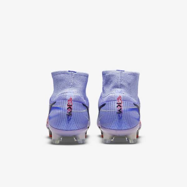 Nike Mercurial Superfly 8 Elite KM FG Firm-Ground Muške Tenisice Za Nogomet Indigo | NK536DJB