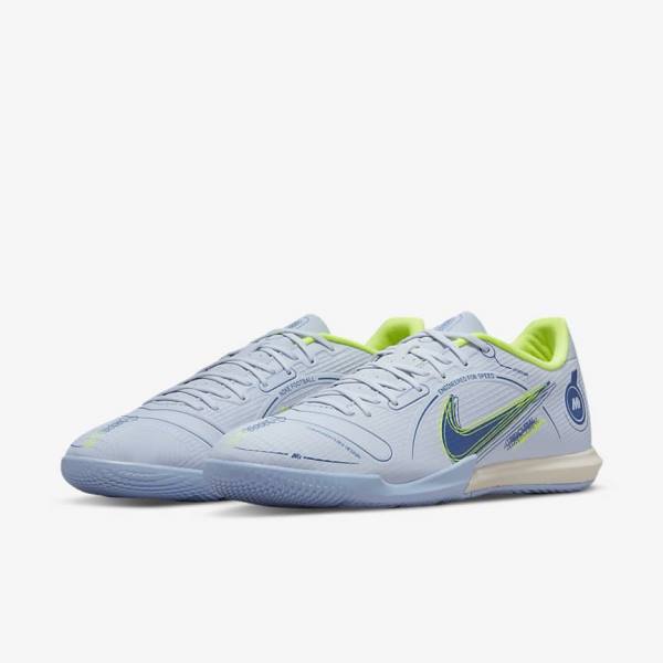 Nike Mercurial Vapor 14 Academy IC Indoor Court Ženske Tenisice Za Nogomet Sive Svijetlo Plave Plave | NK053CPH