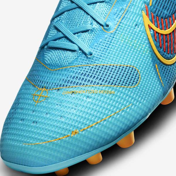 Nike Mercurial Vapor 14 Elite AG Artificial-Grounds Muške Tenisice Za Nogomet Plave Narančaste | NK603WPJ