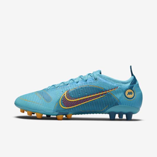 Nike Mercurial Vapor 14 Elite AG Artificial-Grounds Muške Tenisice Za Nogomet Plave Narančaste | NK603WPJ