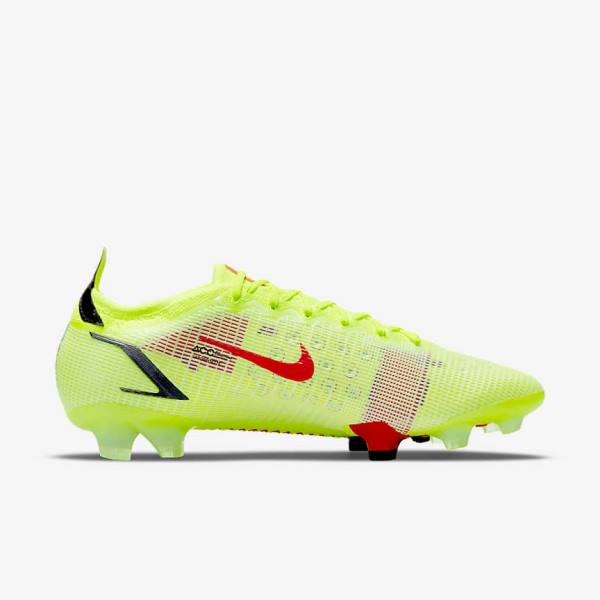 Nike Mercurial Vapor 14 Elite FG Firm-Ground Ženske Tenisice Za Nogomet Crne Svijetlo Crvene | NK146SPH